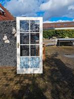 paneeldeur met glas 201x93, Doe-het-zelf en Verbouw, Deuren en Horren, Gebruikt, Ophalen