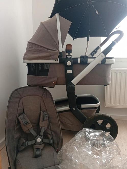 Joolz day2 taupe 3 in 1+ accessoires, Kinderen en Baby's, Kinderwagens en Combinaties, Zo goed als nieuw, Overige merken, Met autostoeltje