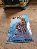Emaille bord NSU nieuw bord, Ophalen of Verzenden, Zo goed als nieuw, Deurposter of groter
