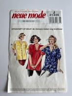Naaipatroon blouse maat 48 - Neue Mode 21835, Overige merken, Vrouw, Ophalen of Verzenden, Overige typen