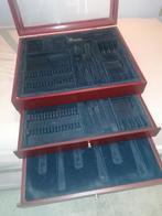 lege bestek cassette 8 personen SOLA, Ophalen, Zo goed als nieuw, Rvs of Chroom