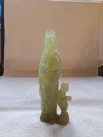 Quan Yin beeld in jade Kuan Yin, Antiek en Kunst, Ophalen of Verzenden