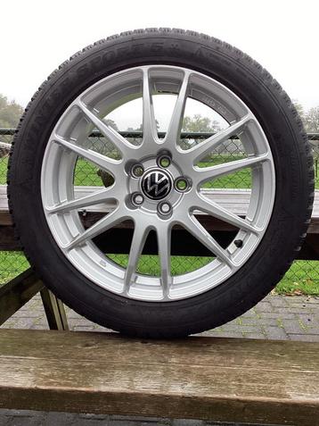 17” Volkswagen Polo velgen 5x100x57.1 Dunlop❄️banden 4x8 mm beschikbaar voor biedingen