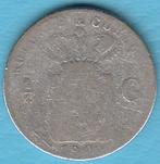 Curaçao 1/4 gulden 1900 Wilhelmina zilver in munthouder, Postzegels en Munten, Munten | Nederland, Zilver, 25 cent, Ophalen of Verzenden