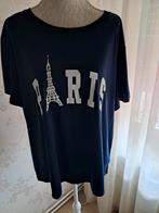 T-shirt Paris, Kleding | Dames, Grote Maten, Ophalen of Verzenden, Nieuw, Blauw, Shirt of Top