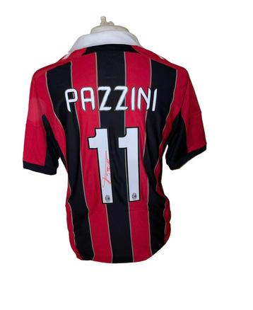 Gesigneerd Pazzini AC Milan shirt met certificaat 