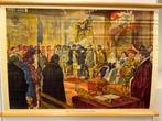 Historische schoolplaat Karel V, Ophalen of Verzenden, Geschiedenis