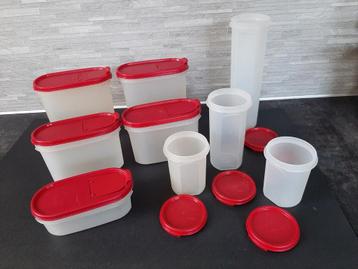 Tupperware ruimtespaarders voorraad 9 stuks o.a.spagettibus  beschikbaar voor biedingen