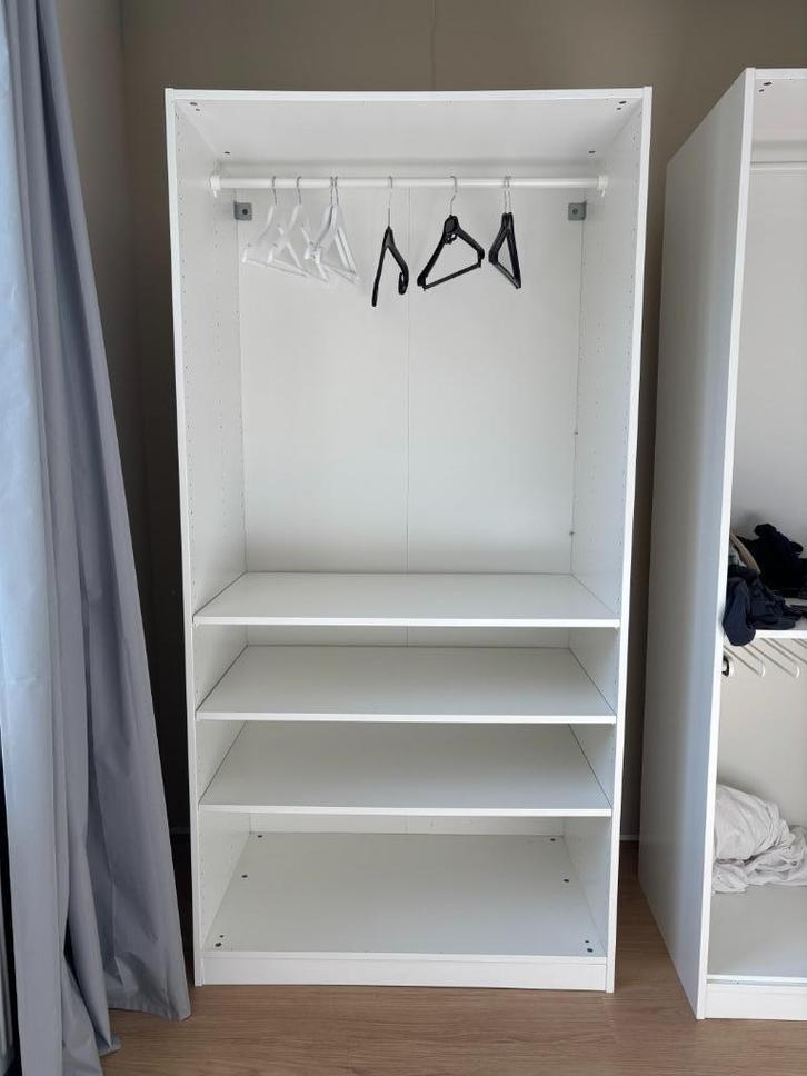 IKEA PAX Closet Unit with 3 Shelves and Hanger, Huis en Inrichting, Kasten | Kledingkasten, Zo goed als nieuw, 200 cm of meer