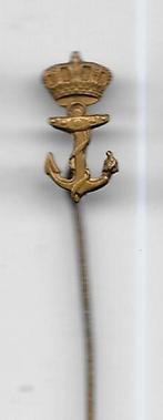 MARINE ANKER LEGER MILITARIA SPELD, Verzamelen, Ophalen of Verzenden, Landmacht, Nederland, Embleem of Badge