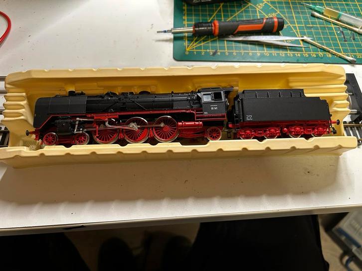 Rivarossi BR 01 141 Stoomlocomotief H0 - Bijna Nieuwstaat, Hobby en Vrije tijd, Modeltreinen | H0, Zo goed als nieuw, Locomotief