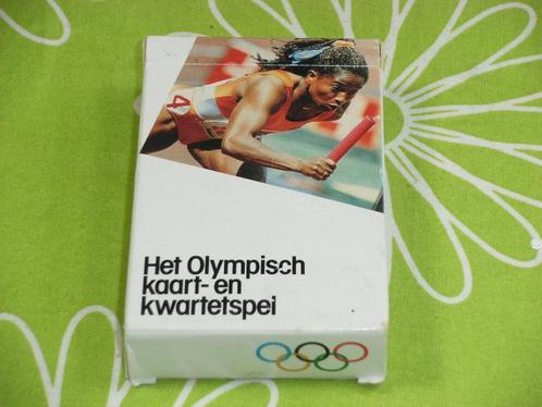 Het Olympisch kaart- en kwartetspel (van Content), Verzamelen, Speelkaarten, Jokers en Kwartetten, Zo goed als nieuw, Kwartet(ten)