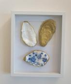 oesterschelpen in lijst, Ophalen of Verzenden