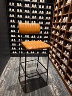 Barkruk cognac, Huis en Inrichting, Barkrukken, Ophalen, 60 tot 90 cm, Zo goed als nieuw, Metaal
