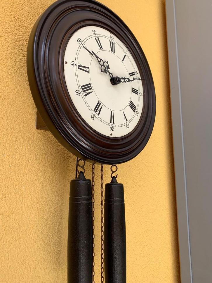 T.e.a.b Antieke klok met slinger, Antiek en Kunst, Antiek | Klokken, Ophalen of Verzenden