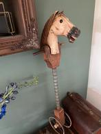 Brocante houten stokpaard, Ophalen