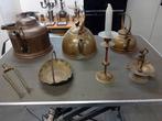 Antieke Geelkoperen Ketels & Gebruiksvoorwerpen, Antiek en Kunst, Ophalen, Koper of Brons