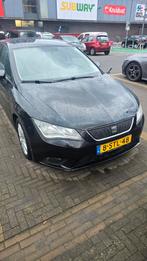 Seat Leon 1.6 TDI 81KW/110PK 2013 Zwart  Origineel NLDS auto, Auto's, Voorwielaandrijving, 1160 kg, Stof, 4 cilinders