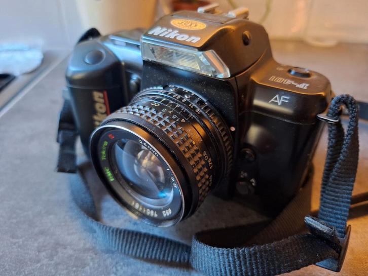 Nikon F-401 met Tokina 24mm lens (Defect), Audio, Tv en Foto, Fotocamera's Analoog, Niet werkend, Spiegelreflex, Nikon, Ophalen of Verzenden
