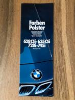 BMW Farben und Polster brochure 1/82 E23 E24 6-serie 7-serie, Boeken, BMW, Ophalen of Verzenden