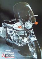 Folder MOTO GUZZI V1000 I- Convert 1975, Ophalen of Verzenden, Moto Guzzi