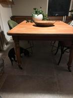 Coulissentafel eiken antiek, Antiek en Kunst, Antiek | Meubels | Tafels, Ophalen of Verzenden