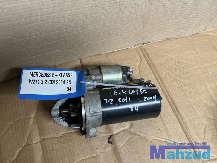 MERCEDES E-klasse W211 3.2 cdi Startmotor 2002-2009, Auto-onderdelen, Motor en Toebehoren, Mercedes-Benz, Gebruikt, Ophalen of Verzenden