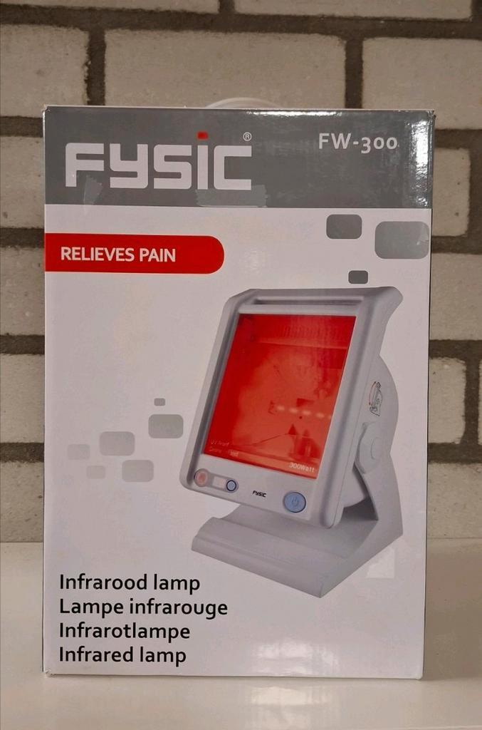 Fysic FW-300 Infraroodlamp – voor soepele spieren/gewrichten, Sport en Fitness, Massageproducten, Nieuw, Apparaat, Ophalen of Verzenden