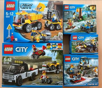NIEUWE LEGO City Sets - 60065, 60171, 60127, 4201, 60148 beschikbaar voor biedingen