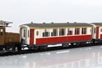 Bemo Rh.B. 4-delige Salonwagenset (Rood/Creme) (H0m), Hobby en Vrije tijd, Modeltreinen | H0, Overige merken, Treinset, Gelijkstroom