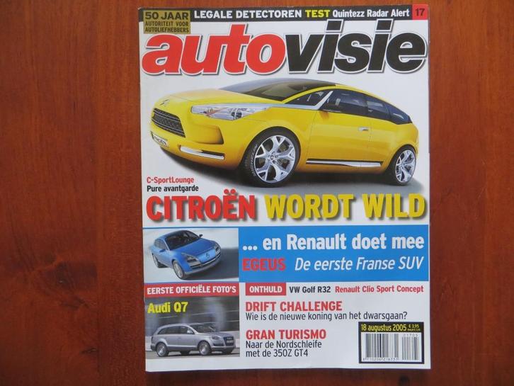 Autovisie 17 2005 Citroën C-SportLounge, Audi Q7, Egeus, Boeken, Auto's | Folders en Tijdschriften, Nieuw, Citroën, Ophalen of Verzenden