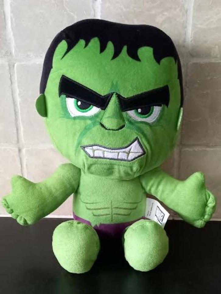Knuffel marvel avengers hulk 30 cm, Kinderen en Baby's, Speelgoed | Actiefiguren, Zo goed als nieuw, Ophalen of Verzenden