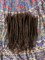 70 nieuwe human hair dread extensions 30-35cm nu 350€, Ophalen of Verzenden, Nieuw, Pruik of Haarverlenging