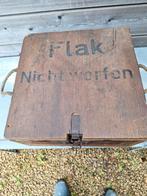 FLAK KIST, Verzamelen, Ophalen of Verzenden, Landmacht, Nederland, Kist of Geocache
