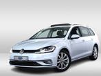 Volkswagen GOLF Variant 1.5 TSI DSG Highline PANO VIRTUAL CA, Auto's, Volkswagen, Stof, Zwart, 4 cilinders, Wit