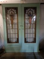 En-suite  glas in lood deuren     Schuifdeuren glasinlood, Doe-het-zelf en Verbouw, Ophalen, Binnendeur, Schuifdeur, 200 tot 215 cm