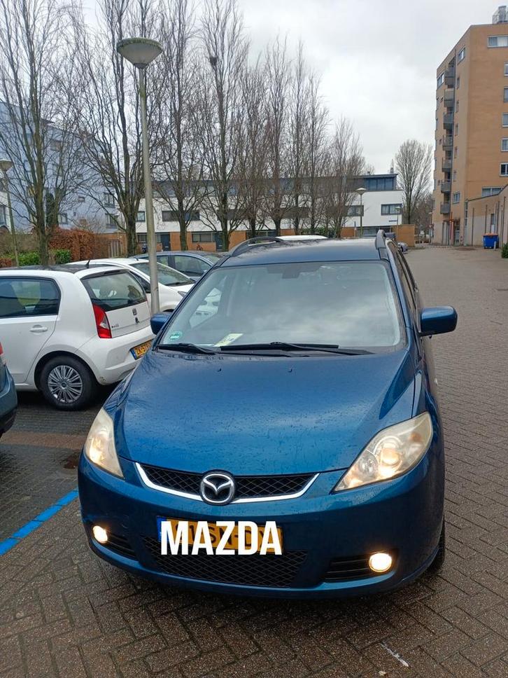 Mazda 5 1.8 2006 Blauw, Auto's, Mazda, Particulier, Benzine, D, MPV, Handgeschakeld, Origineel Nederlands, Blauw, Voorwielaandrijving