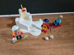 Playmobil Sneeuwpret met slee sneeuwballen en snowboard, Ophalen of Verzenden, Gebruikt, Complete set