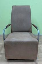 Jan des Bouvrie Gelderland Fauteuil 6421, Huis en Inrichting, Ophalen, Gebruikt, 50 tot 75 cm, Leer
