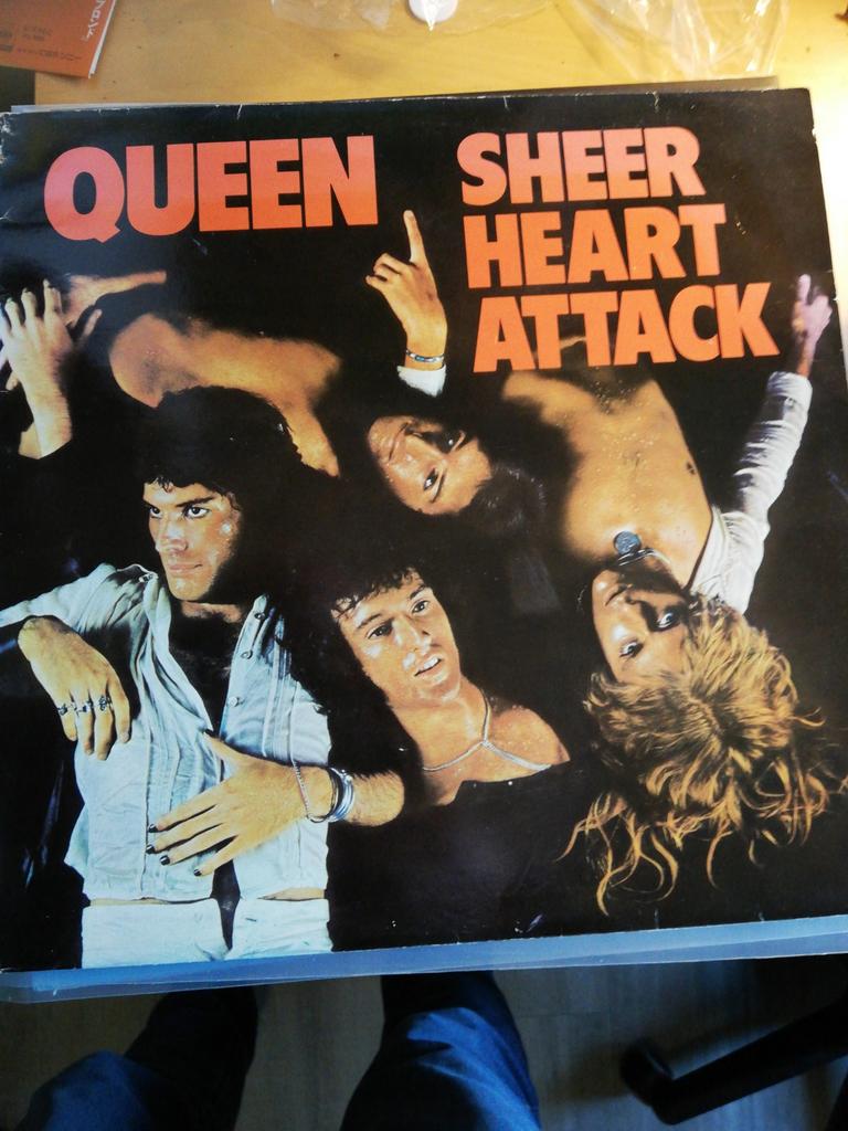 Queen- Sheer Heart Attack 1976 LP Vinyl, Cd's en Dvd's, Vinyl | Rock, Ophalen of Verzenden, Zo goed als nieuw, 12 inch, Rock-'n-Roll