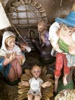 vintage kerststal. kerststal met toebehoren. made in Italy, Diversen, Kerst, Ophalen, Gebruikt