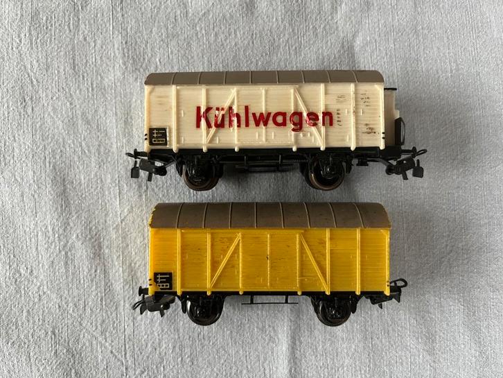 2x Liliput koelwagons, Hobby en Vrije tijd, Modeltreinen | H0, Gebruikt, Wagon, Gelijkstroom, Liliput, Ophalen of Verzenden