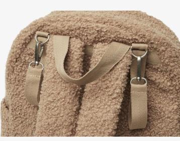 Jollein Luiertas Rugzak Teddy Boucle Biscuit beschikbaar voor biedingen