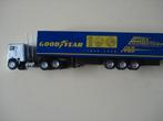 Amerikaanse trekker / oplegger Goodyear (Herpa)  , Verzenden, Gebruikt, Bus of Vrachtwagen, Herpa