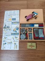 Meccano oude stijl met opbergkist, Ophalen of Verzenden, Gebruikt, Bouwen