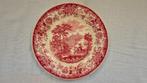 Amazone rood bord Petrus Regout, Antiek en Kunst, Antiek | Servies los, Ophalen of Verzenden
