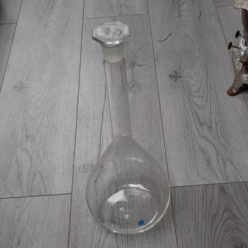 Glazen maatkolf 2000 ml. met stop Labor Therm nieuw beschikbaar voor biedingen