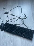 Silvergear gaming keyboard en muis, Computers en Software, Toetsenborden, Verzenden, Zo goed als nieuw, Gaming toetsenbord