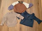 2 truien en blouse draagmaat 80/86 neutrale kleuren, Meisje, Ophalen of Verzenden, Zo goed als nieuw, Mayoral