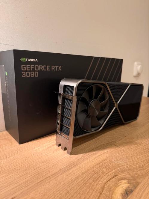 Nvidia Geforce RTX 3090 Founders Edition (FE), Computers en Software, Videokaarten, Zo goed als nieuw, Nvidia, PCI-Express 4.0